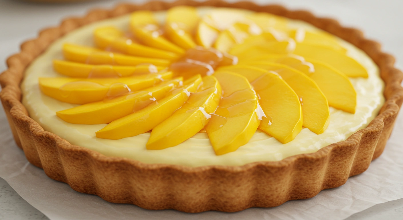 Tropical Mango Tart - tertiary view